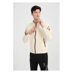  Stylish Bee Tracksuit for Men, M - Beige 