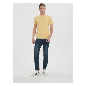 Stylish Bee Men Crest T-shirt - MCHYWL001 - L / Yellow