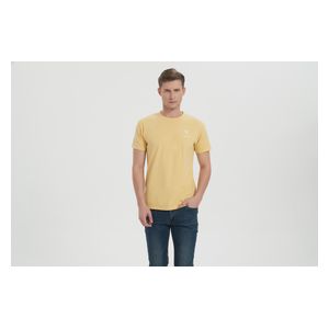 Stylish Bee Men Crest T-shirt - MCHYWL001 - L / Yellow
