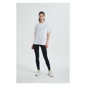 Stylish Bee Block Oversized T-shirt - WBOWHM001 - M / White
