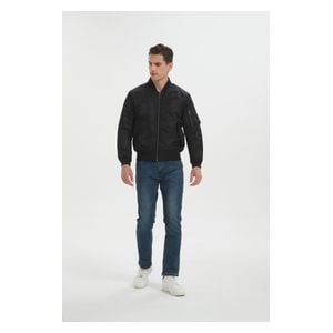  Stylish Bee Jacket for Men, M - Black 