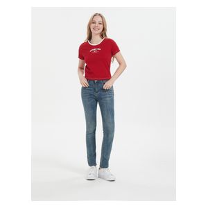 Stylish Bee Cotton Short Sleeve T-shirt - WBTRDXL001 - XL / Red