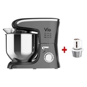  Vio V101-8L - Bowl Mixer - Gray + Vio B02-2L - Chopper - White 