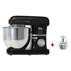  عجانة فايو - v100-10L - اسود + مفرمة فيو - B01 - 400 واط - ابيض 