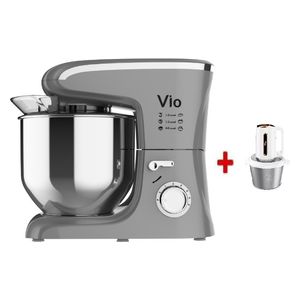  عجانة فايو - V101-8L - رمادي فاتح + مفرمة فايو - B02-2L - ابيض 