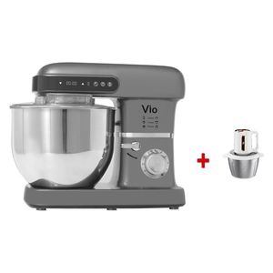  عجانة فايو - v100-10L - رمادي + مفرمة فيو - B01 - 400 - ابيض 