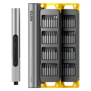 مفك براغي كهربائي HOTO - طقم احترافي 56 قطعة - محرك Brushless - عزم قابل للتعديل - إضاءة LED