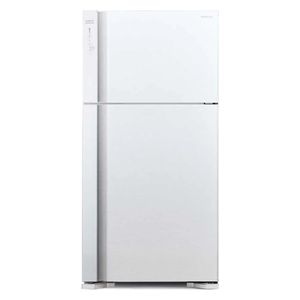 ثلاجة هيتاشي بابين - R-V765PUQ7-1-PWH - بحجم 25 قدم - ابيض 