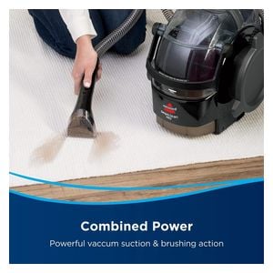  Bissell 1558E - Portable Carpet Washer Vacuum Cleaner - Black 
