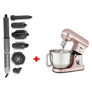 Fakir AIRFROM - Hair Straightener + Fakir CULINA CHEF Bowl Mixer - Cream