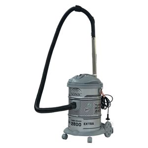  مكنسة سونيك - 2800 واط - سلة مهملات كبيرة سعة 21 لترًا، مناسبة للمنازل الكبيرة أو الاستخدام المتكرر - سلفر 