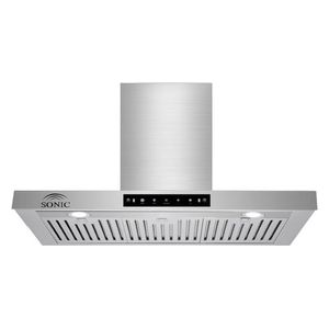  Sonic SN-TH-90-SS - 90cm - Cooker Hood - Silver 