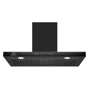  Sonic TH-90-BL - 90cm - Cooker Hood - Black 