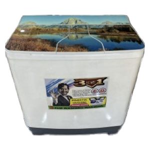 غسالة سونيك حوض مزدوج - 12 كغم - SN-3000DX - ابيض