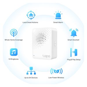  TP-LINK Tapo H100 - Smart Hub with Chime - White 