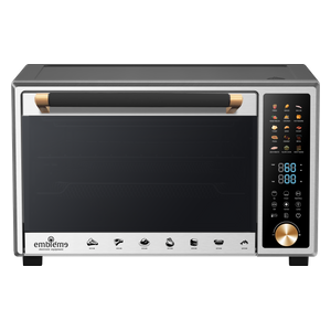  فرن كهربائي امبليوم متعدد الوظائف مع مروحة حرارية - EM DOVF6 - بقوة 2200 واط - ستانلس ستيل 