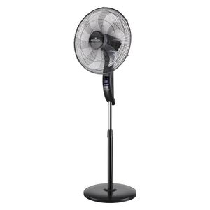  مروحة عمودية امبليوم - 18 انج - 65 واط - 7 شفرات - شاشة LED - 3 سرعات - EM-EF1831 - أسود 