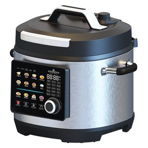  Embleme EM PC6L - Rice Cooker - 6 Liter - Stainless Steel 