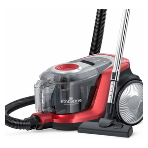 مكنسة امبليوم كهربائية بدون كيس - EM D2000R - بقوة 2000 واط - احمر