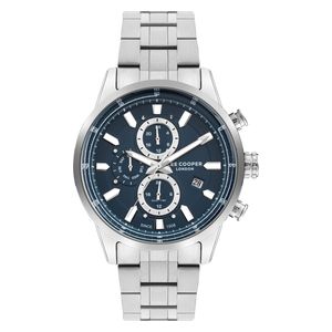  Lee Cooper Watch lc07836390 For Men - Analog Display, Stainless Steel Band - Sliver 