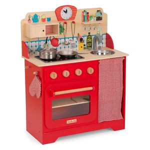  Moulin roty Wood Kitchen - Red 