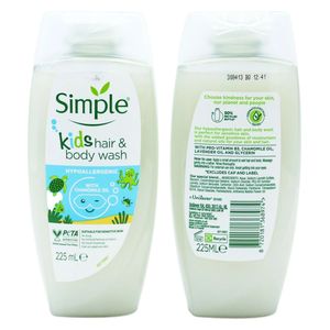  Simple Hair & Bodywash Kids , 225ml 