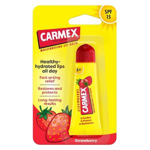  Carmex Strawberry Lip Balm Tube , 10 g 