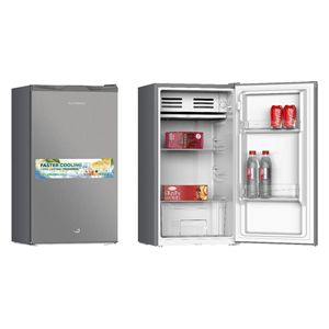 Elekta EBC-101S - 3ft - 1-Door Refrigerator - Silver