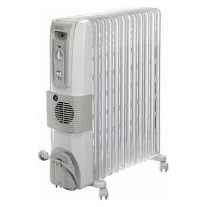 DeLonghi KH771230V - Oil-Filled Radiator - 12 Fan Blades - White