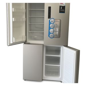Gree GQRF-446P-SV - 23ft - French Door Refrigerator - Silver