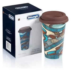  Delonghi DLSC055 - Double wall Ceramic Mug - 300ml - Ceramic White 