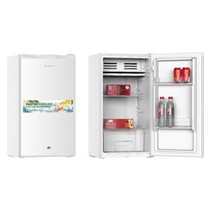 Elekta EBC-101 - 3ft - 1-Door Refrigerator - White