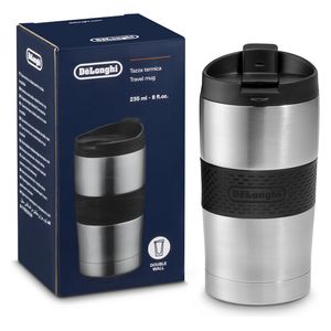  Delonghi DLSC074 - Travel Mug 235ml - Stainless Steel 