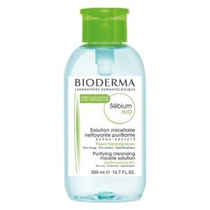 Bioderma Sebium H2O Micellar Water for Combination & Oily Skin - 500ml