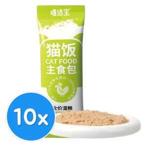  Shibao Chicken & Pumpkin Wet Cat Food - 10 Pieces 