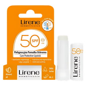  أحمر شفاه كير واقي بمعامل حماية من الشمس SPF 50 ليرين 