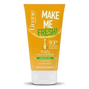 Lirene MAKE ME FRESH Fruit gel with vitamins for face washing YUZU & MORINGA OIL - 150 ml