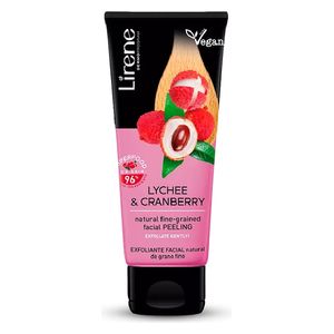 Lirene SUPERFOOD Natural facial peeling LYCHEE & CRANBERRY - 75 ml