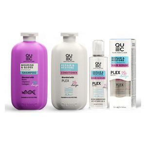  QUEC KIT NOURISH & GLOSS-SHAMPOO&CONDITIONER&SERUM&CONDITIONER - 650ML 