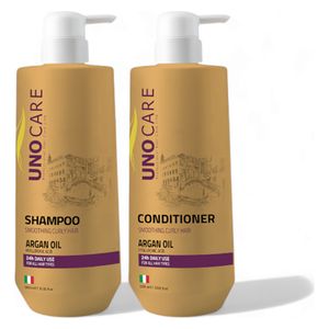  UNO KIT ARGAN OIL SHAMPOO&CONDITIONER - 1000ML 