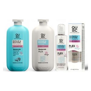 QUEC KIT VITAMIN REPAIR & RESTORE-SHAMPOO&CONDITIONER&SERUM - 650 ML
