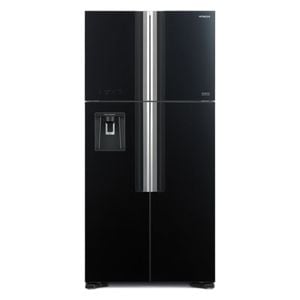  Hitachi RW760GBK - 20ft - French Door Refrigerator - Glass Black 