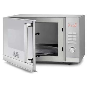  Black & Decker MZ30PGSS-B5 - 30L - Grill Type Microwave - Silver 