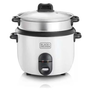 جهاز طبخ الرز بلاك اند ديكر - RC1860-B5 - ابيض
