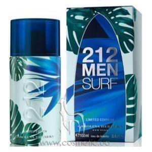  212 Men Surf  by Carolina Herrera for Men - EDT , 100ml 