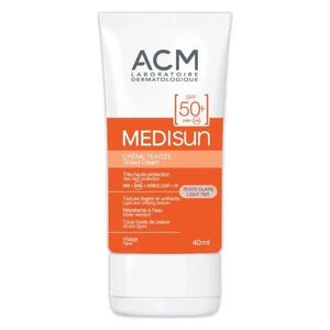 ACM Medisun SPF 50+ Tinted Creme for All Skin Types Sunscreen, 40ml