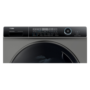  Haier HWD120- B14979S8U1 - 12/8Kg - 1400RPM - Front Loading Washing Machine - Silver 