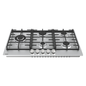  Haier HOB-M95CST2XH - Built-In Gas Cooker - 5 Burners - Silver 