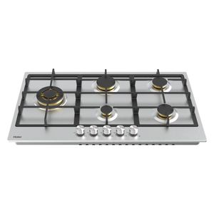  طباخ داخلي هاير غازي - 5 مشاعل - HOB-950B1PSFSS - سلفر 