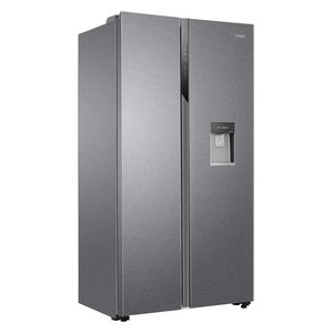  Haier HSR3918EWPG - 19ft - Side By Side Refrigerator - Silver 